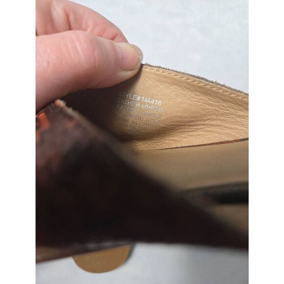 Madewell Brown Snake Print Flats - Picture 7 of 7